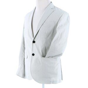 Laboratori Italiani Men's White Pinstripes Blazer Sports - Retail $430 - NWOT